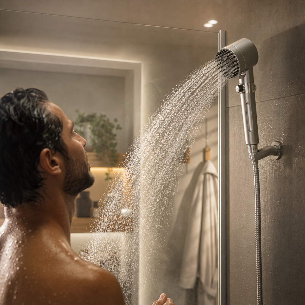 Pommeau de douche révolutionnaire 